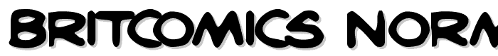 BritComics Normal font